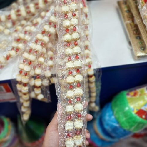 Red Diamond Designed Mala