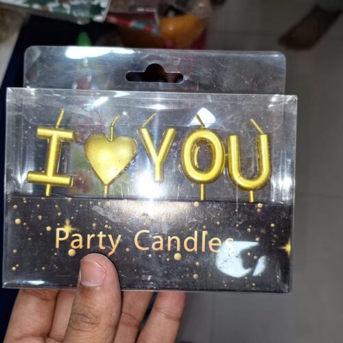 PARTY CANDLE (I LOVE YOU)